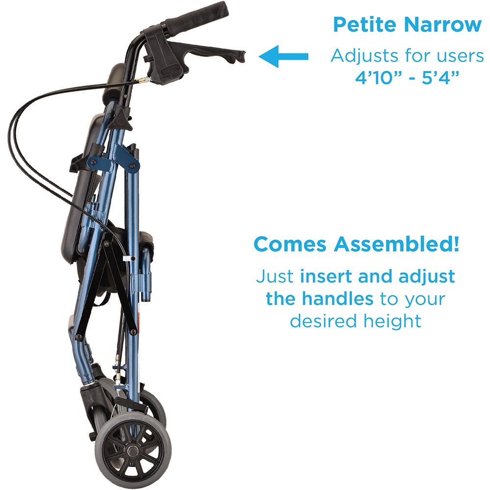 GETGO PETITE ROLL WALKER BLUE